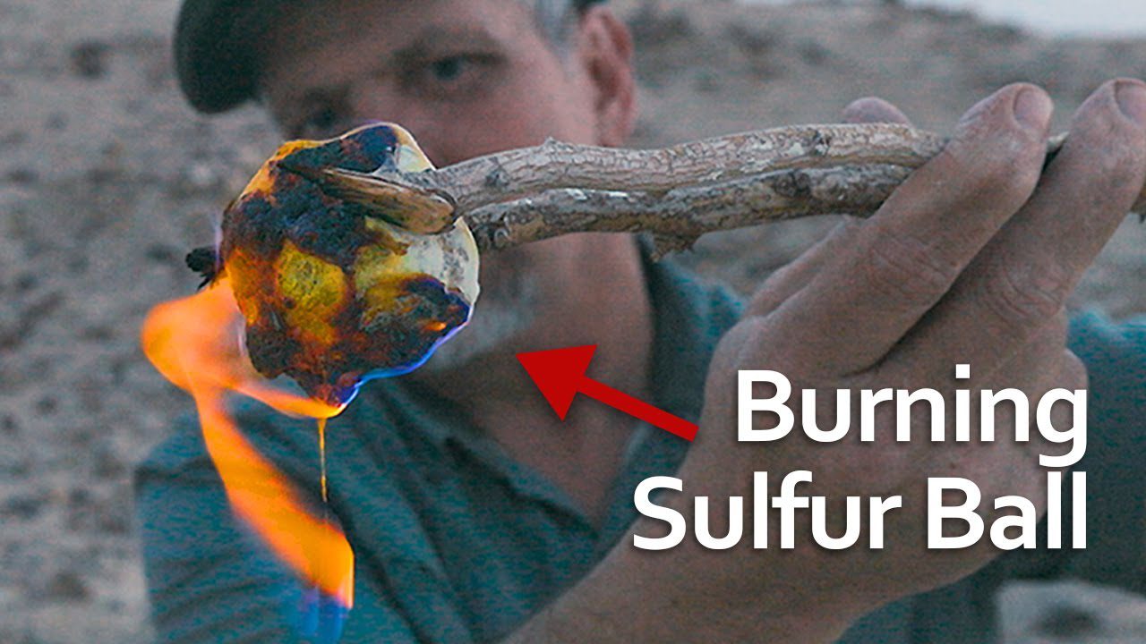 Sulfur Balls of Sodom and Gomorrah