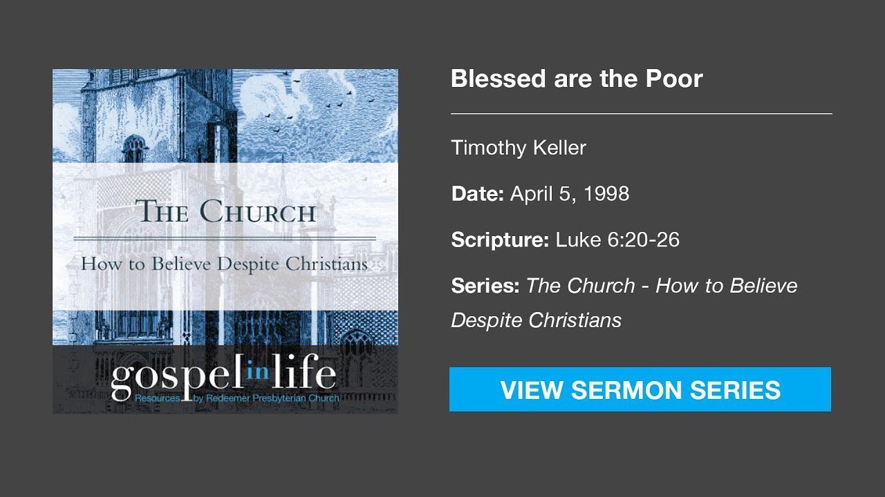 Blessed Are the Poor – [Sermon]